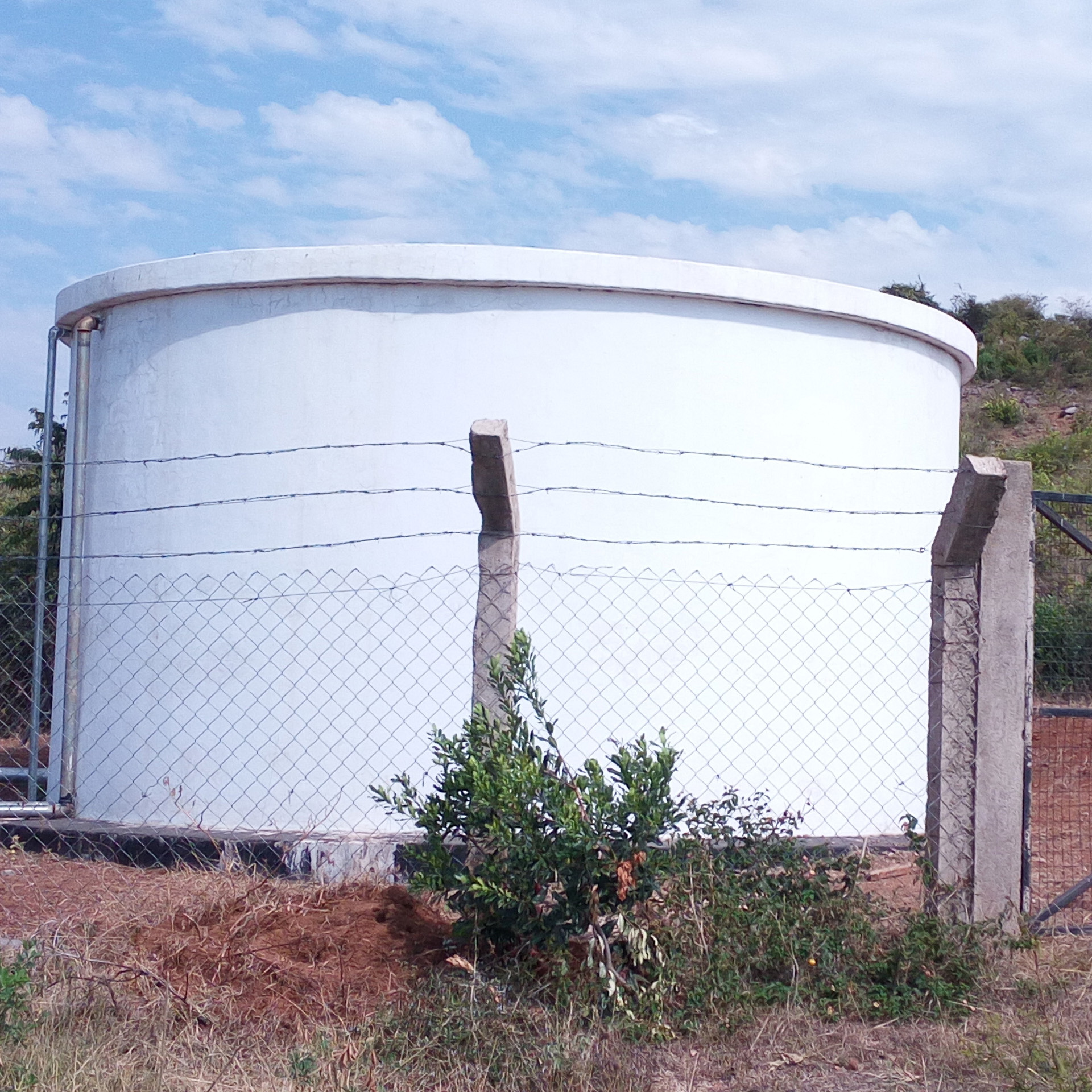 Musanja water storage tank